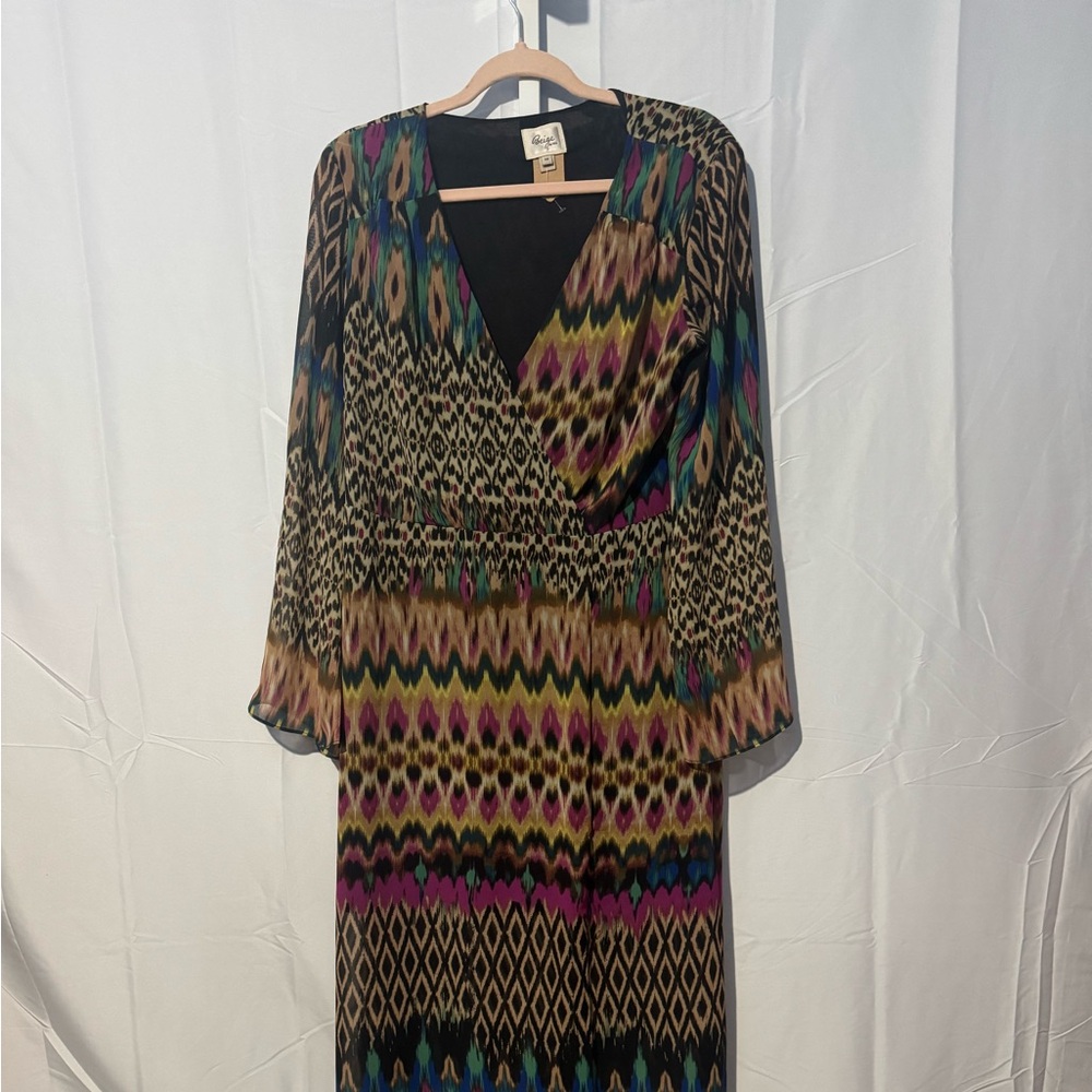 BEIGE by eci Print Dress Size 10